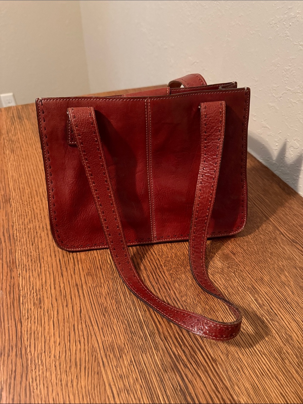 Fossil Brown Leather Shoulder Bag